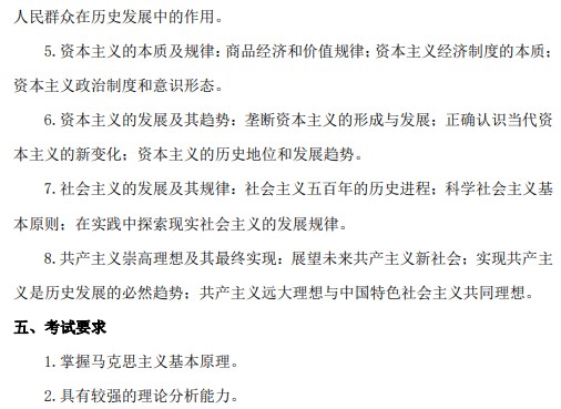 江西农业大学2024年考研初试大纲已公布：马克思主义基本原理