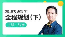 2019考研数学全程复习规划（下）